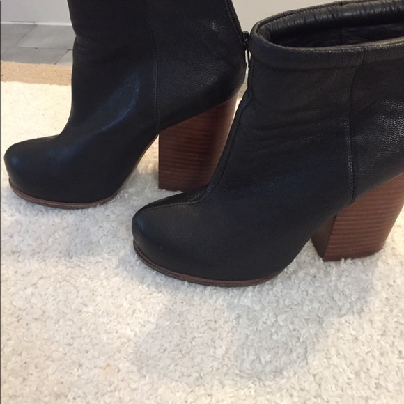 🔴SOLD🔴 Jeffrey Campbell black Havana last leather boots - Picture 1 of 6